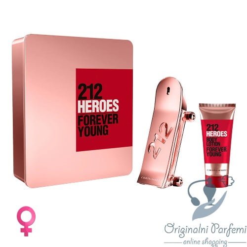 Carolina Herrera 212 Heroes Forever Young Set 80ml+100ml