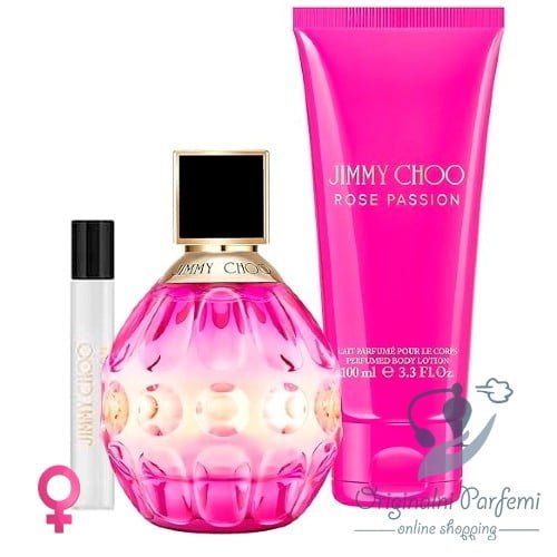 Jimmy Choo Rose Passion Set 100ml+7,5ml+100ml