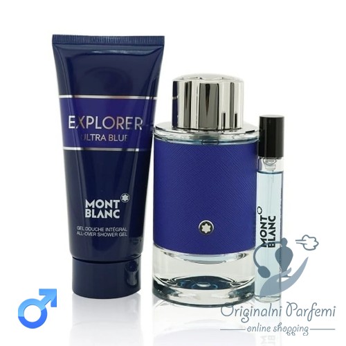 Montblanc Explorer Ultra Blue Set 100ml+7,5ml+100ml