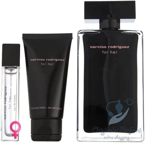 Narciso Rodriguez For Her Eau de Toilette Set 100ml+10ml+50ml