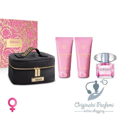 Versace Bright Crystal Set 90ml+100ml+100ml+neseser