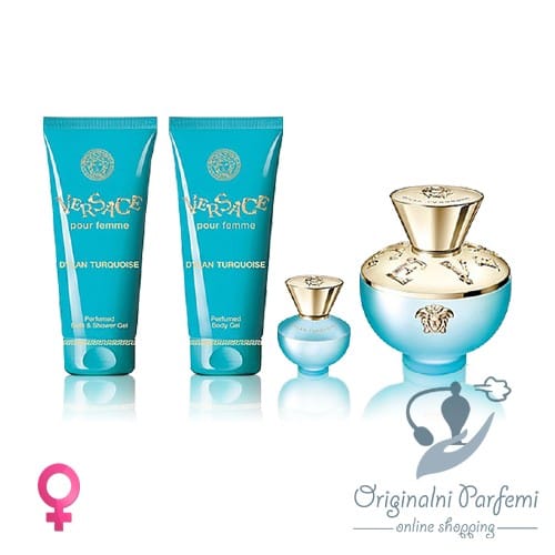 Versace Dylan Blue Turquoise Set 3x100ml+10ml