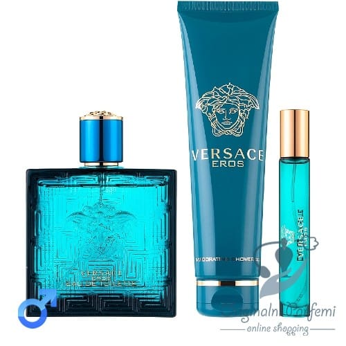 Versace Eros EDT Set 100ml+5ml+150ml