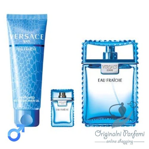 Versace Man Eau Fraiche Set 100ml+5ml+150ml