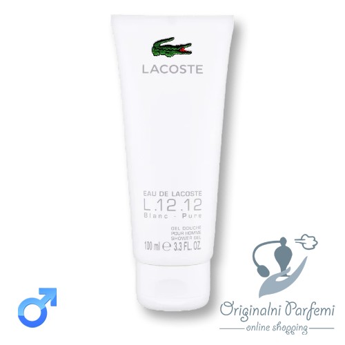 Lacoste L.12.12 Blanc Shower gel 100ml