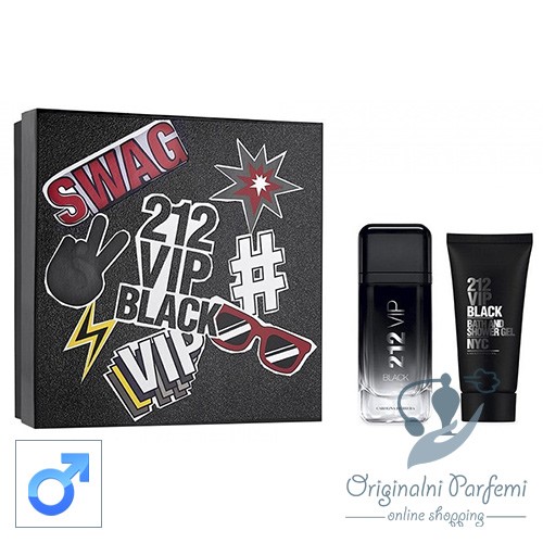 Carolina Herrera 212 Vip Men Black Set 2x100ml