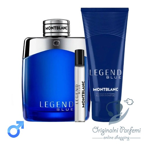Montblanc Legend Blue Set 100ml+100ml+7,5ml
