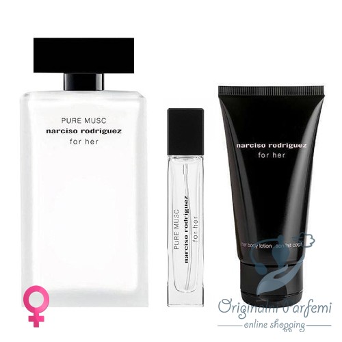 Narciso Rodriguez FOr Her Pure Musc Set 100ml+10ml+50ml